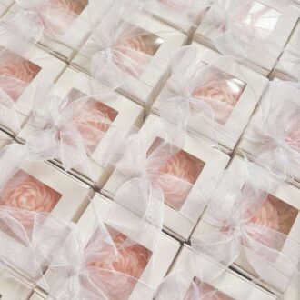 Nến thơm hộp hoa mẫu đơn
