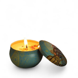 Nến Sáp Tealight hoa khô