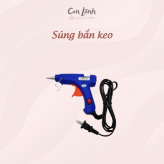 Súng Bắn Keo Mini Cao Cấp (Tặng Kèm 5 Cây Keo) – Dụng Cụ Cố Định Đế Bấc Hoa Nến Thơm
