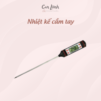 Nhiệt Kế Điện Tử Cầm Tay – Dụng Cụ Đo Nhiệt Độ Sáp Làm Hoa Nến Thơm